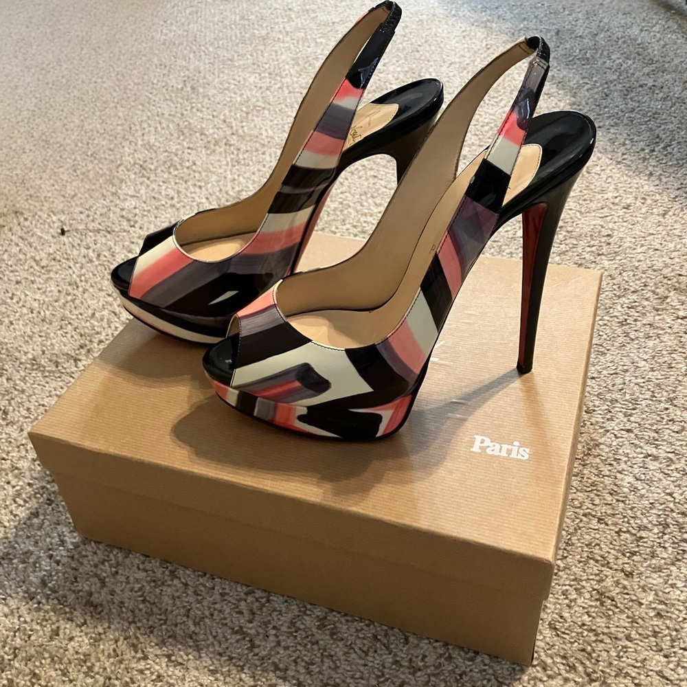 Christian Louboutin slingback heels